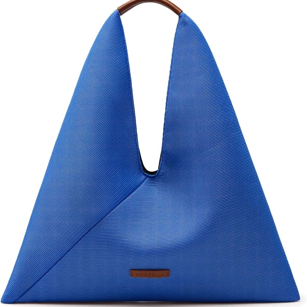 2/$40 ✨ NEWBELLA Knitted Shoulder Hobo Bag Blue Knit Slouchy Tote for Women NWT